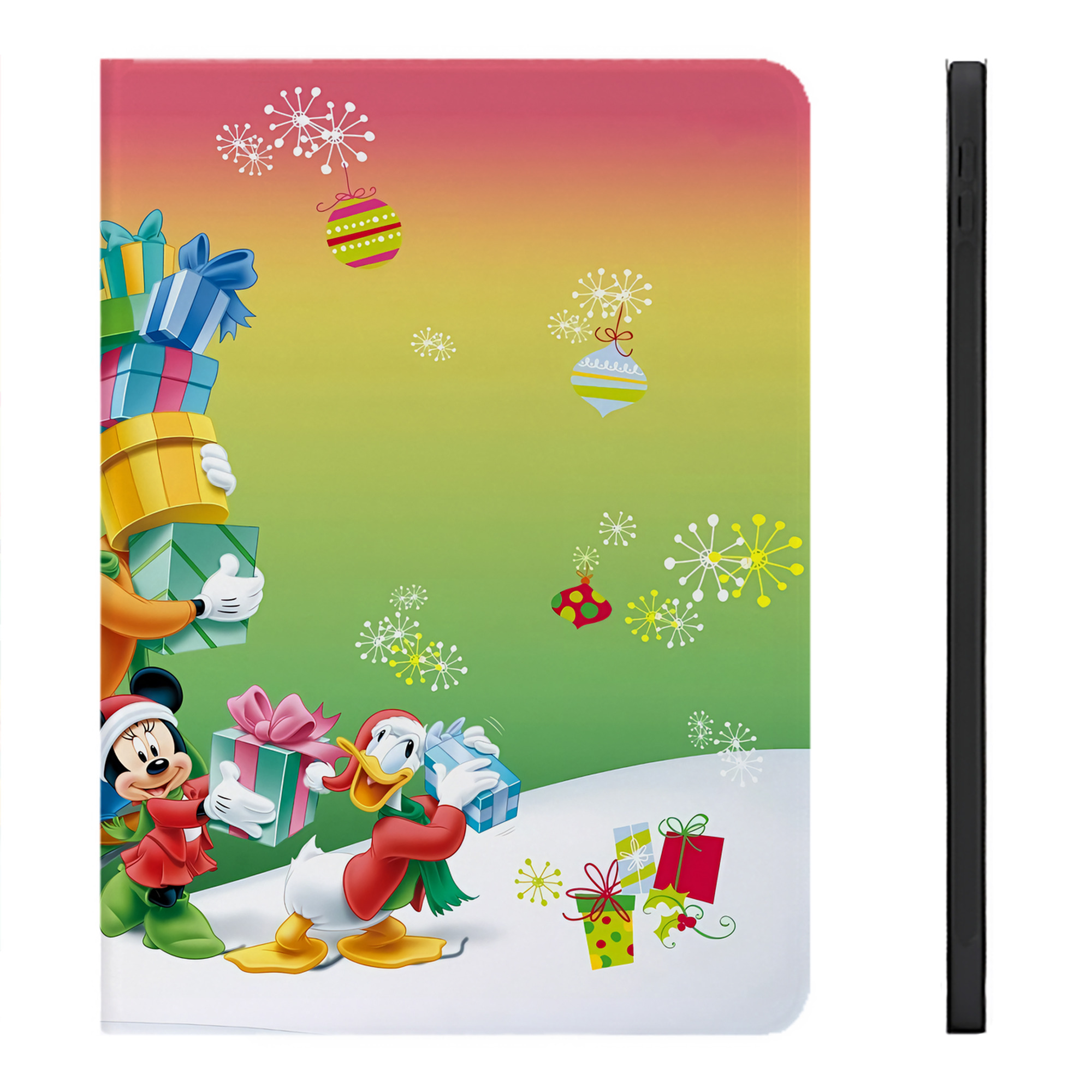 （画像用） ミッキーマウス Mickey Mouse IPadケース ペンホルダー付き ブックスタイルデザイン